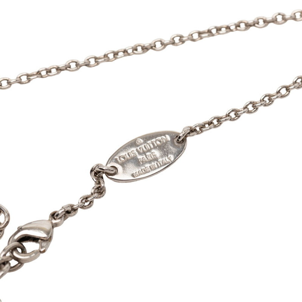 LOUIS VUITTON Silver Necklace - Picture 5 of 7
